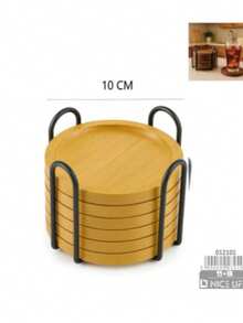 Nordic Luxury Small Coffee Table, Minimalist Modern Round Coffee Table/Side Table For Small Living Room - Brown - View 8