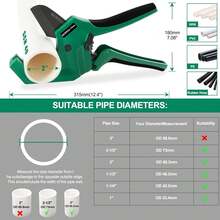 Pipe Cutters - Dark Green - View 2