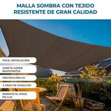 Shade Cloths, Tarps & Canopies - Chocolate - View 7