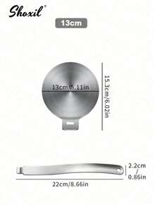 shoxil 1pc Heat Conduction Plate For Gas Electronic Stove, Stainless Steel Heat Diffuser Cooking Induction Adapter Plate With Detachable Handle, For Milk Co Ffee Cookware - View 12