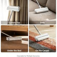 Pet Hair Lint Rollers All Purpose Use, Width: 24.0 Cm, 360/480 Easy-Tear Sheets, Reusable Sticky Roller, Pets Cat & Dog Hair Remover, Contoured Handle For Furniture Clothing & Cars - 24cm/9.45 Inches - View 8