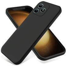 Casing Ponsel untuk C51 / C51s / Narzo N53 / C53, dengan Perlindungan Kamera, Tipis, Tahan Guncangan, Fleksibel, Hitam Matte, Pelindung Silikon Lembut - Hitam - View 1