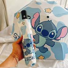 Disney Stitch Cartoon Cute Pattern Umbrella, Suitable For Daily Portable Use, Birthday Gift - A - View 7