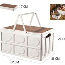 Outdoor Storage Box, Outdoor Storage Box, Trunk Organizer, Camping, Picnic, Camping Box, Car-Mounted Folding - View 4