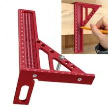Hinge Hole Locator, 35mm/40mm Concealed Hinge Clip, Cabinet Door Hinge Hole Locator, Hinge Installation Template, Woodworking Drill Guide Rail, Drilling And Installation Auxiliary Plate Tool - Extended - View 2