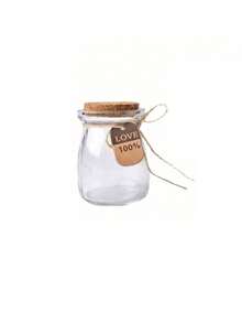 25pcs/5sets Clear Glass Bottles With Cork Stopper Design, Suitable For Weddings, Holiday Celebrations, Party Favors, Indoor/Outdoor Home Decor, DIY Candles, Candle Holders, Gift Boxes, Themed Parties - Multicolor - View 10
