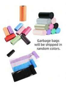 Office Trash Can - Garbage Bags - 6 Rolls - View 1