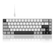 MageGee Box 65% Mechanical Keyboard, Wired Gaming Keyboard With Blue/Red Switch, Type-C, 68 Keys, LED Backlight, Mini Compact Keyboard For Laptop, Windows PC, Gaming - Multicolor - View 15