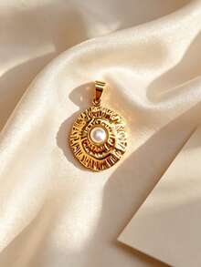 Ins Blogger Commuter Chic Niche Style Stainless Steel Floral DIY Pendant, Daisy Peony Handmade Fresh Elegant Daily Collarbone Necklace, Waterproof Sweat-Proof Suitable For Sensitive Skin, Couple Floral Campus Class Matching, School Enrollment Anniversary Gentle Outfit, Dorm Basic Accessory, Spring Summer Pastoral Pearl Jewelry Gift For Friends Girlfriend - Multicolor - View 10