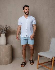 Men Shirts - White - View 5