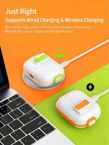 1pc Creative Protective Case With Stand And Lock Switch For Airpodspro3 Wireless Bluetooth Earphones, Compatible With 4th Generation - Multicolor - View 6