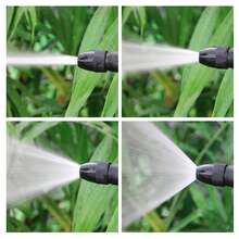 7-Piece 150ft Expandable Garden Hose Set, For Watering Plants And Washing Cars, With Adjustable Spray Gun, Suitable For EU And US - Black Style B - View 5