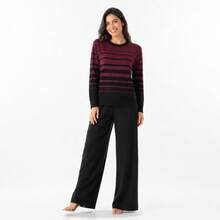 Women Two-Piece Outfits - Red - View 2