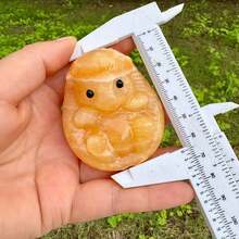 1件裝混合天然多材質水晶刺蝟小雕像,手工雕刻迷你療癒寶石動物雕像,微景觀冥想裝飾,可愛多石刺蝟桌面擺飾,送給水晶收藏者的禮物 - 彩色 - 查看 8