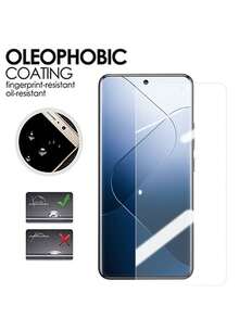 [6in1]3pcs Tempered Glass Screen Protector Compatible With Samsung/, High Transparency Full Coverage, Smooth Touch Sensitivity, 9H Hardness, Anti-Scratch & Anti-Drop, Better Phone Protection + 3pcs Lens Protector, Full Coverage, No Pixel Loss, Bare Phone Image Quality, Secure Fit, No Residue After Removal, Hydrophobic & Oleophobic, Fingerprint & Dust Resistant - Clear - View 5