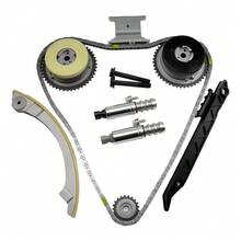 For 09-16 Chevy Terrain Equinox 2.0 2.4L Timing Chain Kit Head Gasket Water Pump - Silver - View 3