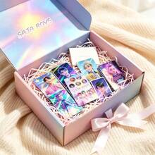 asmodee 30pcs K-Pop Style Holographic Photo Cards, Anime Boy Group Collectible Lomo Card Box Set, Idol Trading Cards For Album Binder, Fan Collection And Gift - 1 YEAR - View 3