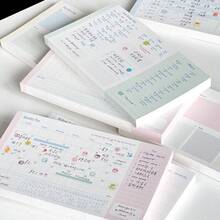 50pcs Multi-Layout Planner Refill Pages, Monthly Planner Health Dashboard Daily Plan Tracker Inserts, Loose-Leaf Notebook Inner Pages, School Supplies, Back To School Supplies, Habit Schedule Notebook Binder Refill Pages - A - View 1