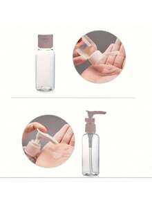 11pcs Refillable Travel Dispenser Bottle Set, Multi-Size Containers For Shampoo, Body Wash, Lotion And Other Toiletries, Suitable For Home Storage, Travel, Beach And Water Sports, Portable Travel Toiletries Set - A - View 6