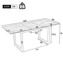Mesas de comedor - Negro - Ver 6
