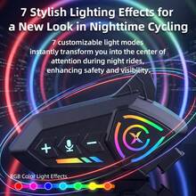 Headset Bluetooth Helm Motor X1 1000mAh Peredam Kebisingan Nirkabel Bebas Genggam Tahan Air IP66, Cocok untuk Berkendara Motor dan Bepergian - Mikrofon Keras - View 4