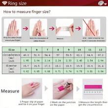 DIYCCPC Bohemian Style Vintage Zirconia Wide Ring Set (2pcs), Unisex Dual-Color Rings, Suitable For Daily Wear, Parties, Festivals - Multicolor - View 2