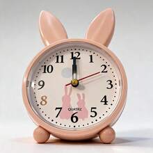 Unisex Practical Style For Bedroom And Office Desk Clock - Pink - View 1