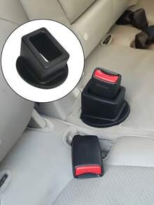1/2件裝 矽膠汽車安全帶扣固定器，安全帶插槽固定夾，易觸及式汽車座椅扣加固件，可將插槽扣保持直立，適用於大多數汽車扣持固定器 - 釦子 - 查看 5