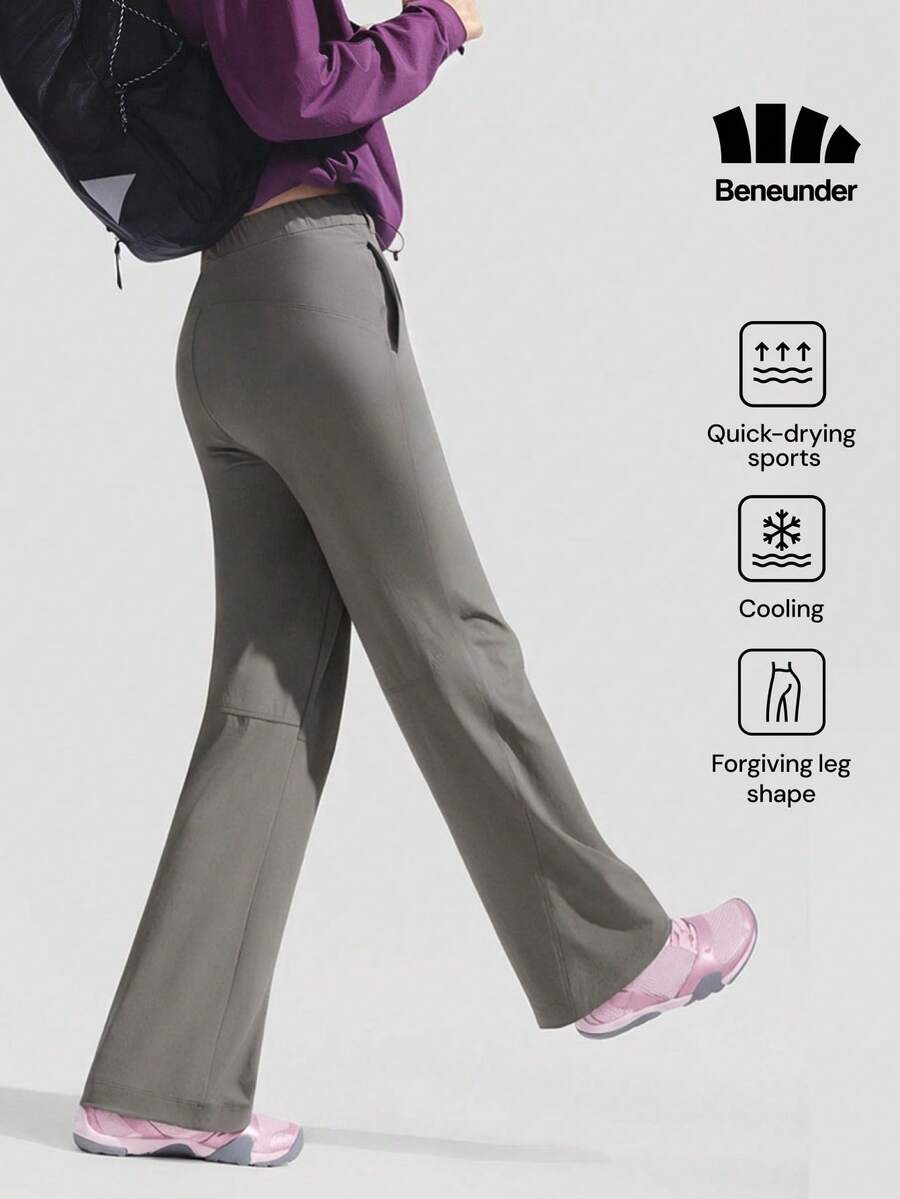 Beneunder Women's Quick-Dry Sun-Protection Cargo Pants DS012 - Grey - View 1