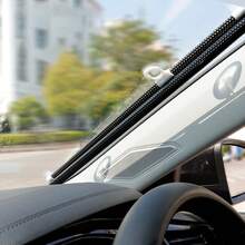 1pc Car Windshield Sun Shade, Aluminum Foil Composite Material, Reflective, Heat Insulation, UV Protection, For Car Owners, Commuters, Road Trips, Families With Cars, Reduces Temperature By 10-15℃, Blocks 80%-90% UV Rays, Anti-Glare, Protects Interior, Car Sun Shade, Windshield Sun Shade - A - View 2