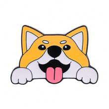 1/13 Pcs Dog Series Brooch Creativity Cute Animals Enamel Pin Metal Badge Jewelry Clothing Backpack Accessories Gift - Multicolor - View 23