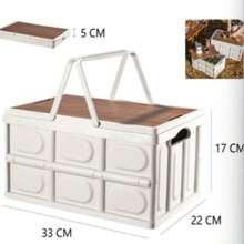 Outdoor Storage Box, Outdoor Storage Box, Trunk Organizer, Camping, Picnic, Camping Box, Car-Mounted Folding - View 3