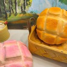 High-Quality Slow Rebound Soft Bread Super Large Pineapple Bun Stress Relief Toy Prank Decor Unique Birthday Gift - Multicolor - View 4