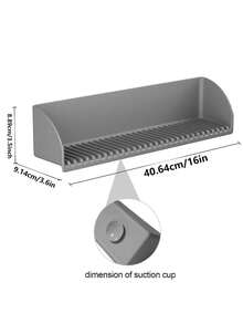 Premium Silicone Sink Splash Guard, Suitable For Kitchen And Bathroom - Non-Slip Suction Cup Base, Enhanced Suction - Dishwasher Faucet Cover Drain Mat, Kitchen Sink Splash Guard, Cleaning Faucet Cover - View 8
