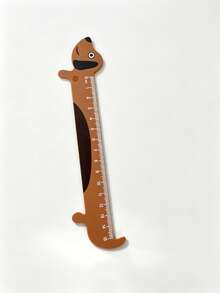 1pc Creative Cartoon Wooden Ruler Set, Teaching Aid Tool, Learning Measurement Tool, Panda, Giraffe, Crocodile, Brown Bear Cartoon Animal Shaped Ruler, Student Gift, Graduation Gift, Wooden Ruler, Suitable For Home, Classroom, Gift, Holiday Gift Decoration - Animal Rulers - View 17