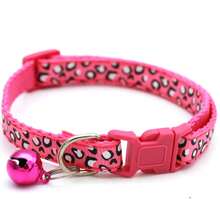 1pc Leopard Print Adjustable Cat Collar, Suitable For Small To Medium Dogs And Cats, Optional Cat Paw Accessory, DIY Customizable Pet Collar - Multicolor - View 11