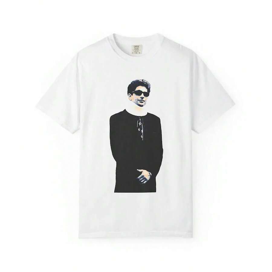 Christopher Moltisanti T-Shirt,  T-Shirt, Vintage TV-Show T-Shirt, Sag niemals, dass du das Leben hasst. Das ist blasphemisch. - Weiss - Übersicht 1