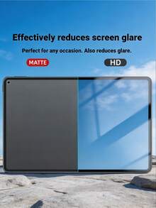3片裝磨砂防眩光紙感平板螢幕保護貼,相容 iPad 第5-11代 Air Pro 10.9 11 13吋 2024 2025,防指紋防刮軟膜,適合書寫、繪圖、素描與辦公,相容 Galaxy Tab / MatePad / Honor Pad - 3件 - 查看 3