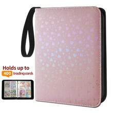 Heart Pattern Trading Card Binder, Premium 4-Pocket Double-Sided 400-Pocket PU Card Collection Binder, Smooth Wear-Resistant Matte Surface, Top-Loading Collector Album, Suitable For MTG, TCG, Sports Cards, Game Cards - 4-pocket Double-sided 400 Pocket - View 18