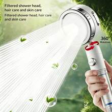 Boost Filter Shower Head|High Flow Home Bath Rain Shower|Bathroom Pressurized Beauty Shower|Water Purifying Soft Skin Sprayer - Shower Head - View 12