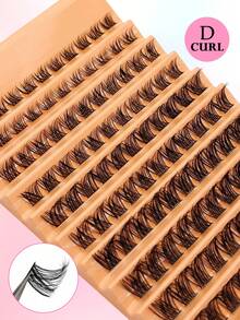 Asiteo 110pcs D Curl Single Lash Extensions, Easy To Apply, Suitable For Party, Date, Daily Wear, Salon Quality - D - View 4