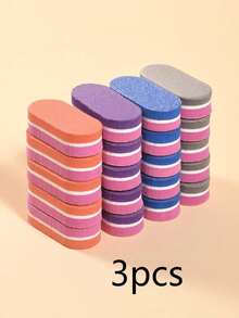 YBJK Mini Nail Polishing Sponge Set, Colorful Nail File Blocks, Nail Buffing Sponge Tools, For Nail Preparation And Polishing - Multicolor - View 15