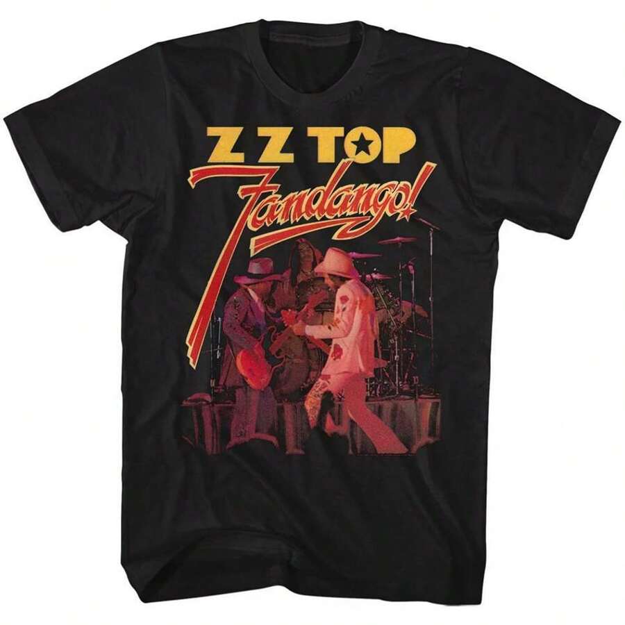 Fandango Men's Cotton Short Sleeve T-Shirt - 黑色 - 查看 1