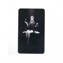 1pc True Black Card Deck For Divination Games, Parties & Gatherings - Black - View 2