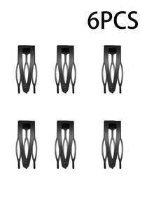 24pcs Crocodile Hair Clips, 1.8 Inch Single Tooth Hair Clips, Hair Styling And Dyeing Hair Accessories, Silver - Black Side Clip - View 14