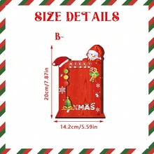 Cute Wooden Santa Claus & Snowman Photo Frame Desktop Decor, Merry Christmas Wooden Photo Holder Ornament, Rustic Style Vertical Photo Frame, Suitable For Home Fireplace Mantel Winter Holiday Party Family Gift - A - View 9