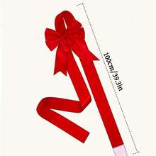 1pc Large Door Hanging Bow Decoration, Exquisite Ribbon, Suitable For Various Occasions, Perfect Choice For Parties And Holidays - Multicolor - View 9