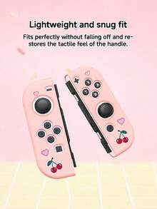 Xingji, Switch2 (2025) Game Console Protective Case, 1pc Cherry Heart Pattern, Suitable Compatible With Switch NS/Switch OLED, Suitable For Game Console Protective Case, New 2nd Generation, TPU Soft Shell, Universal Protective Cover, Switch Controller Protective Case, Switch Game Accessories, Universal Storage Bag, Anti-Drop, Anti-Slip, Anti-Scratch, Beautiful, Best Choice For Family And Friends - View 16