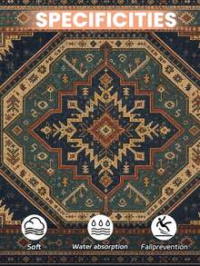 1pc Soft Comfortable Plush Carpet, Multiple Sizes, Washable Floor Decor For Living Room And Bedroom - Multicolor - View 5