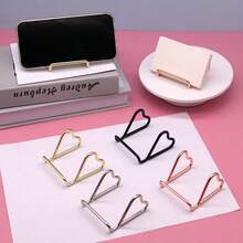 Hardware Phone Stand Creative Business Card Holder Multifunctional Universal Stand Irregular Card Holder Display Rack - Multicolor - View 1